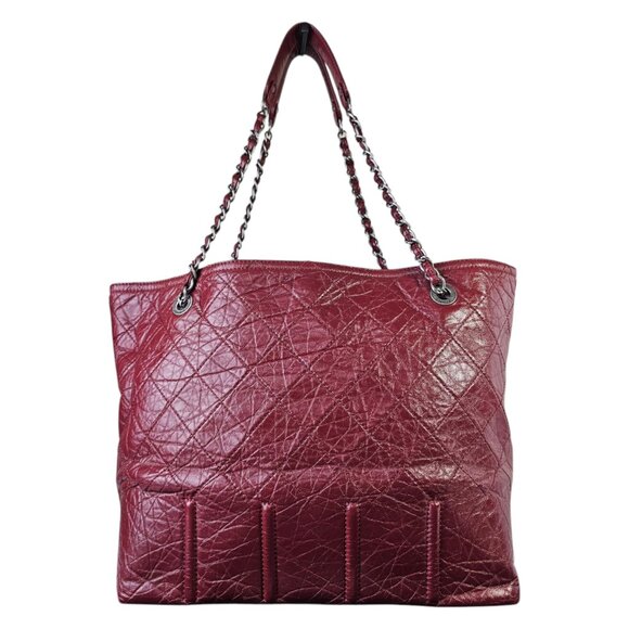 CHANEL Moscow Distressed CC Calfskin Large Shopping Chain Shoulder Tote DUST BAG - Picture 4 of 16